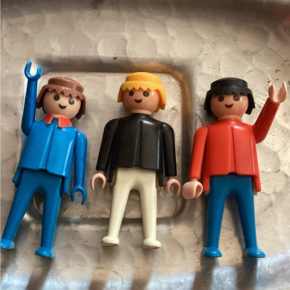 🏁 VINTAGE Geobra FIGURES Set of THREE